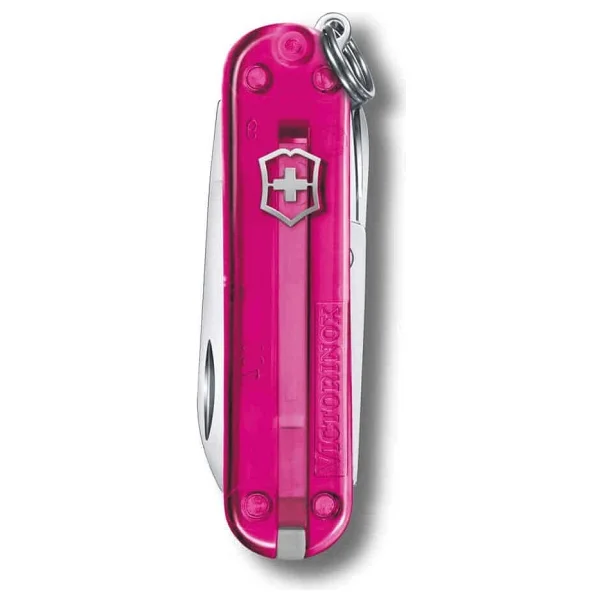 Victorinox Classic SD Transparent 0.6223.T5G Pembe 7 Fonksiyonlu Çok Amaçlı Çakı - Görsel 6