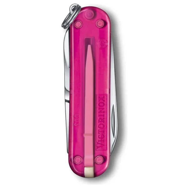 Victorinox Classic SD Transparent 0.6223.T5G Pembe 7 Fonksiyonlu Çok Amaçlı Çakı - Görsel 7