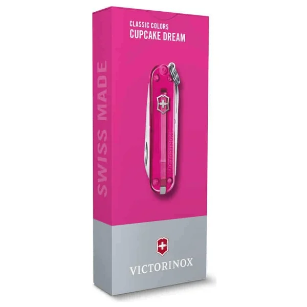 Victorinox Classic SD Transparent 0.6223.T5G Pembe 7 Fonksiyonlu Çok Amaçlı Çakı - Görsel 8