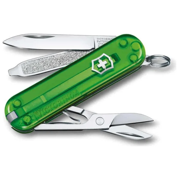 Victorinox Classic SD Transparent 0.6223.T41G Yeşil 7 Fonksiyonlu Çok Amaçlı Çakı - Görsel 8