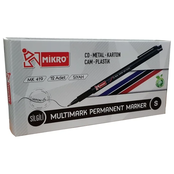 Mikro MK-419 S 12'li Asetat Kalemi - Görsel 5