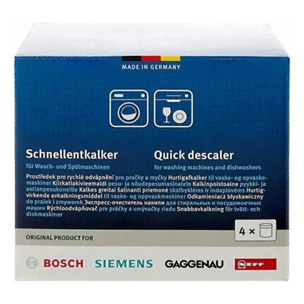 1 kg Bosch-Siemens Kireç Çözücü Toz Deterjan Çamaşır ve Bulaşık Makineleri İçin Derinlemesine Temizlik - Görsel 2