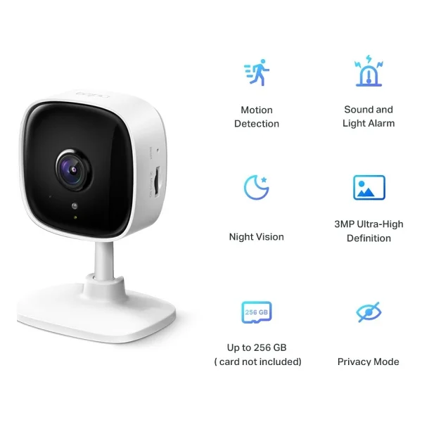 TP-Link Tapo C110 2K 3 MP IP Wi-Fi Güvenlik Kamerası - Görsel 9