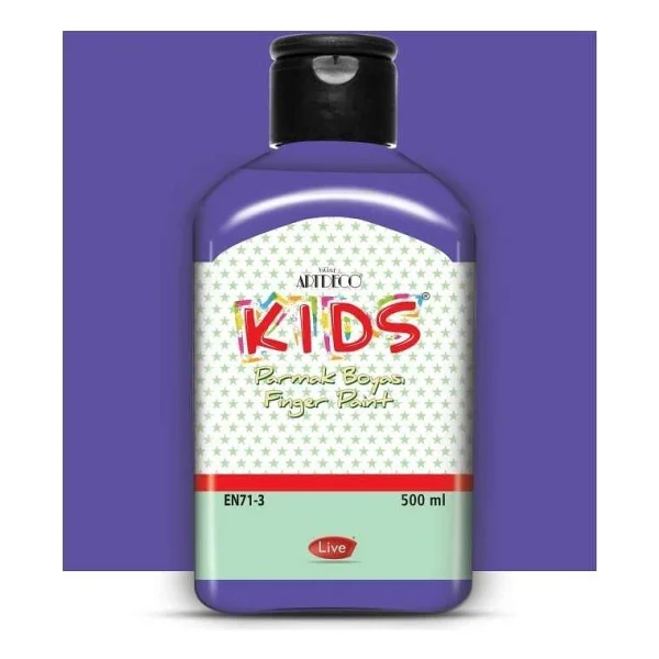 Artdeco Kids 500 ml Parmak Boyası Mor - Görsel 2