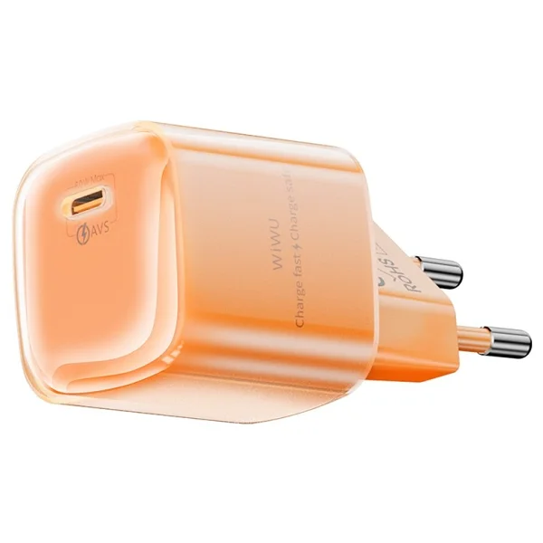 Wiwu Jade Dynamic WI-G037 Turuncu 60 W Hızlı Şarj Adaptörü - Görsel 2