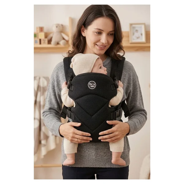 Air Mesh Kanguru Anakucağı Bebek Taşıma Çantası - Görsel 3