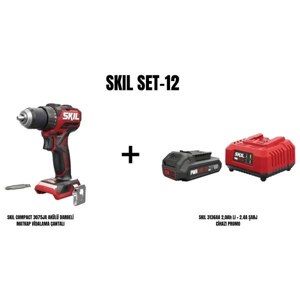 Skil Compact 3065CA Tek Akülü 2 Ah Matkap - Görsel 4