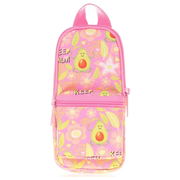 Kaukko K2422 Nature Junior Bag Avocado Desenli Kalemlik - Görsel 2