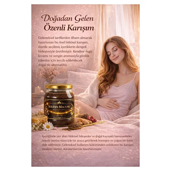 Sultan Macunu - Civanperçemi, Hayıt Otu, Melisa Özlü Destek Macunu 420GR - 420 gr - Görsel 3