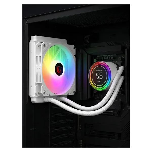 Rampage Helios C13 Beyaz ARGB 120 mm İşlemci Sıvı Soğutucu - Görsel 4