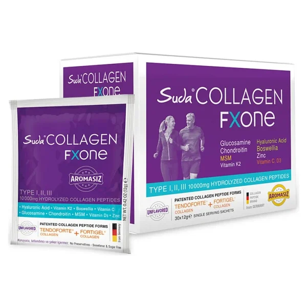 Suda Collagen Fxone Aromasız 12 gr 30 Saşe - Görsel 5