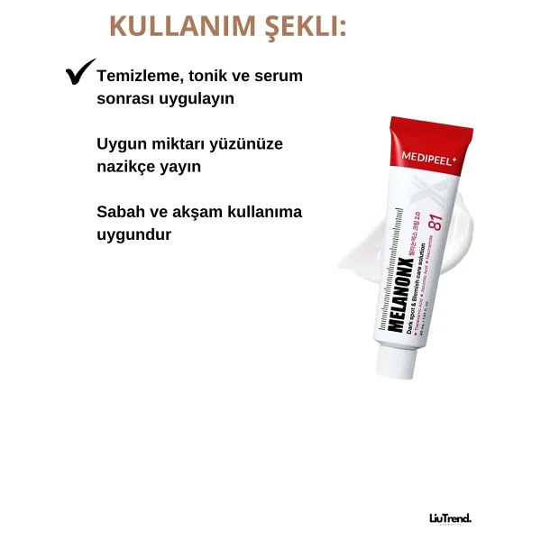 MEDIPEEL Melanon X RX 2.0 Ton Eşitleyici Aydınlatıcı 30 ml Leke Kremi - Görsel 6