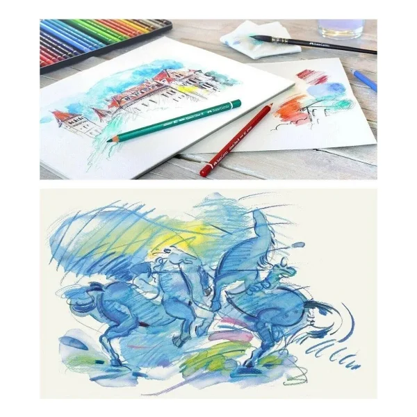 Faber-Castell Albrecht Dürer Aquarell Ahşap Kutu 120'li Sulu Boya Kalemi - Görsel 10