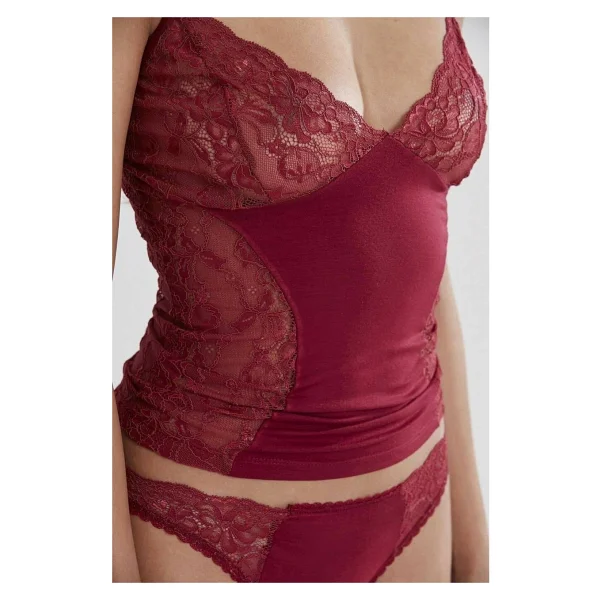 Pierre Cardin Kaşkorse Atlet Külot Takım 391 Bordo - Görsel 2