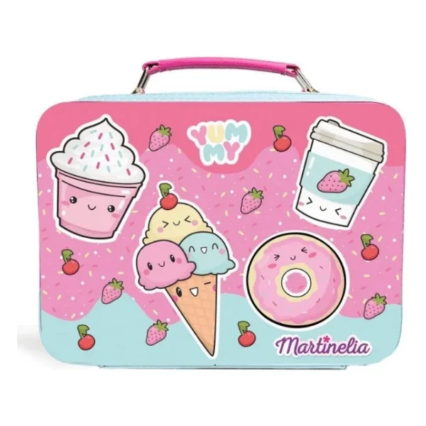 Martinelia Yummy Kız Çocuk Çantalı Güzellik Makyaj Seti - Pembe - Görsel 4