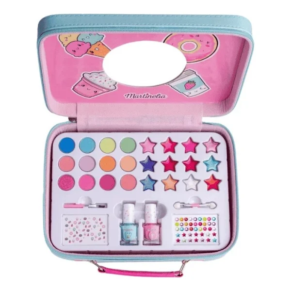 Martinelia Yummy Kız Çocuk Çantalı Güzellik Makyaj Seti - Pembe - Görsel 5