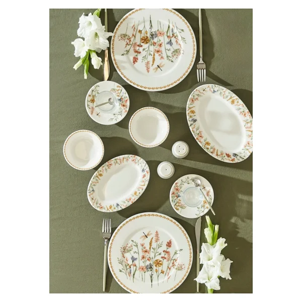 Bella Maison Flores 26 Parça 6 Kişilik Kahvaltı Takımı - Görsel 5
