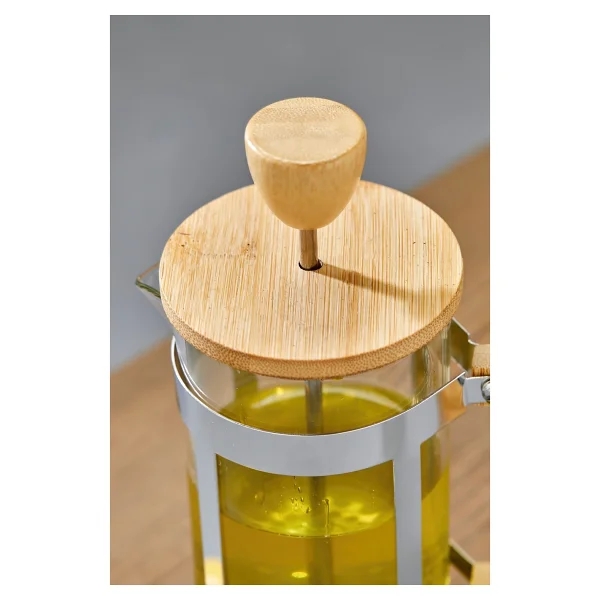 Cooker 350 ml Cam French Press - Bej - Görsel 8