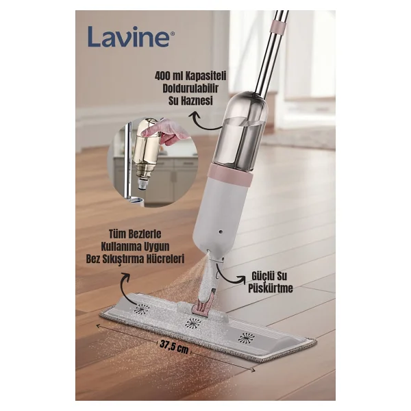 Lavine Cırtlı Sprey Mop - Görsel 5