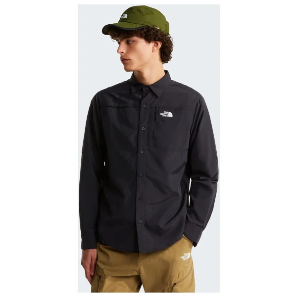 The North Face Sequoia NF0A8FU5JK31 Uzun Kollu Siyah Erkek Gömlek - Görsel 8