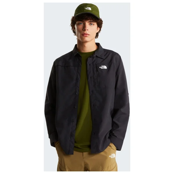 The North Face Sequoia NF0A8FU5JK31 Uzun Kollu Siyah Erkek Gömlek - Görsel 10
