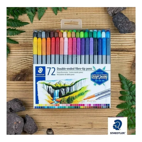 Staedtler 72'li Çift Taraflı Keçeli Kalem Seti - Görsel 5