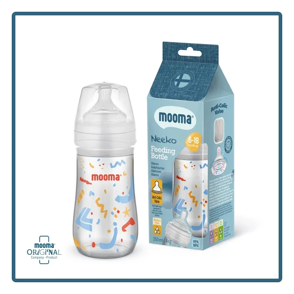 Mooma Neeko Konfeti Desenli PP Biberon 250 ml - Görsel 6