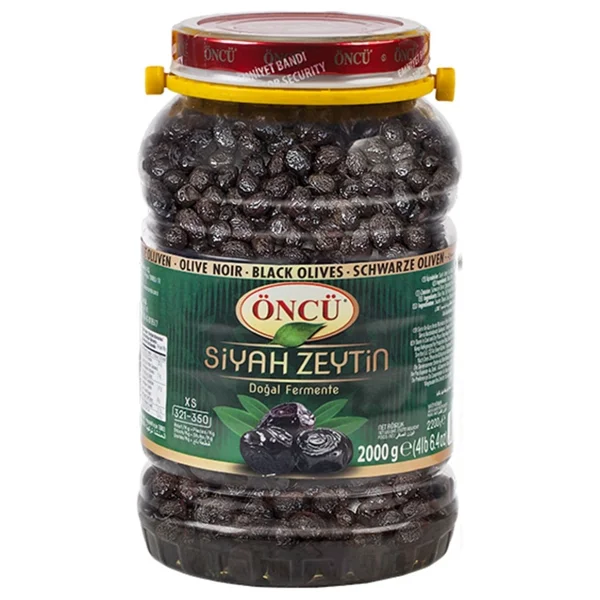 Öncü Yağlı Siyah Zeytin XS (321-350) 2 kg - Görsel 2