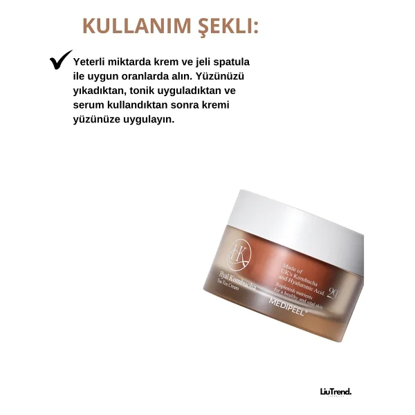 MEDIPEEL Hyal Kombucha Tea-Tox Çift Kremalı Güçlendirici 50 ml Yaşlanma Karşıtı Krem - Görsel 5