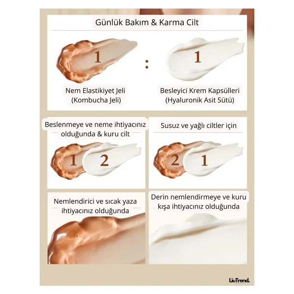 MEDIPEEL Hyal Kombucha Tea-Tox Çift Kremalı Güçlendirici 50 ml Yaşlanma Karşıtı Krem - Görsel 6
