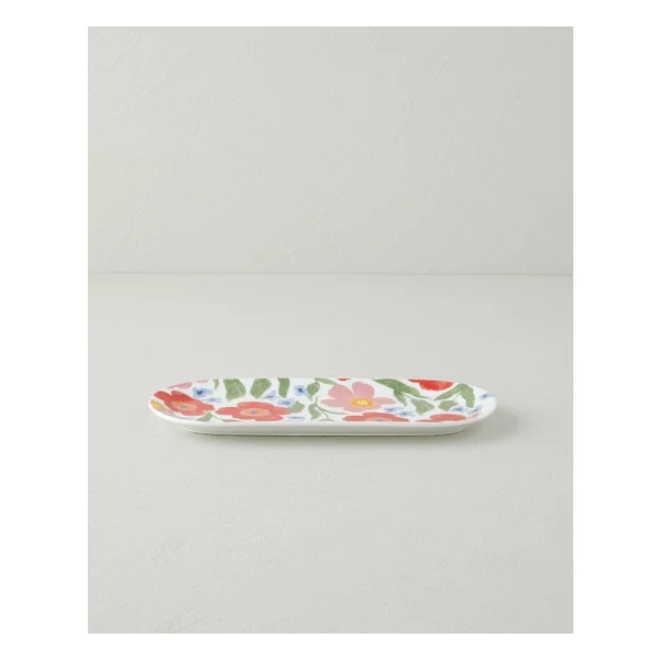 English Home Bright Bloom New Bone China Kayık Tabak 25X11 cm Renkli - Görsel 4