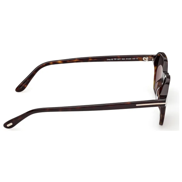 Tom Ford Joey 02 FT1301 52A Dark Havana-Smoke Erkek Güneş Gözlüğü - Görsel 3