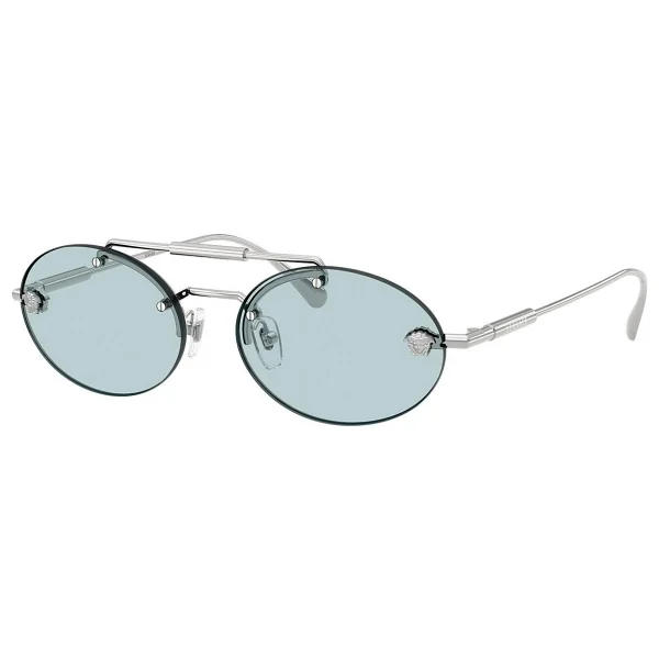 Versace VE2295 1000/1 Silver-Light Blue Kadın Güneş Gözlüğü - Görsel 2