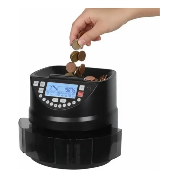 Bill Counter CS-300 Bozuk Para Sayma ve Ayrıştırma Makinesi - Görsel 5