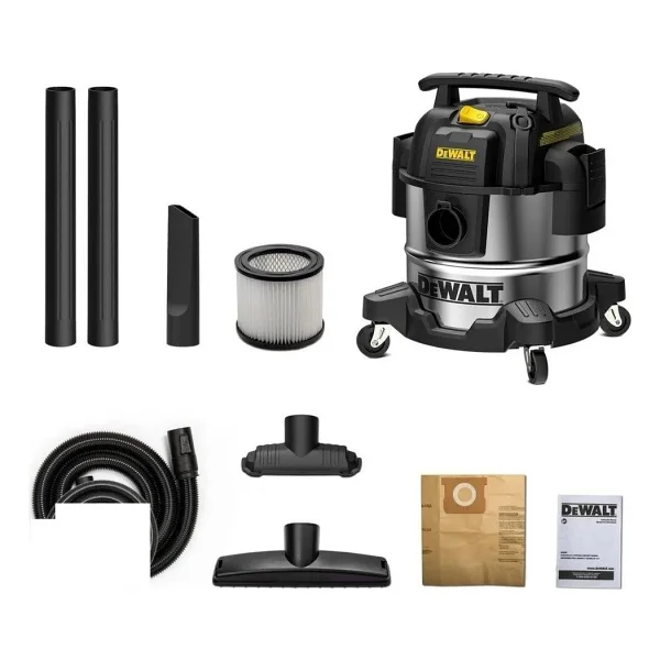 Dewalt DXV25S 1050 W Islak Kuru Sanayi Tipi Süpürge - Görsel 5