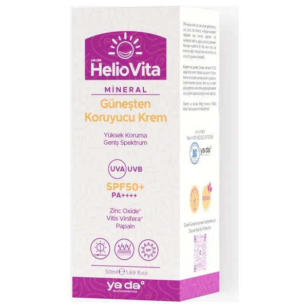 Ya Da Multicosmetics Heliovita 50 ml 50 Faktör Güneş Kremi - Görsel 8