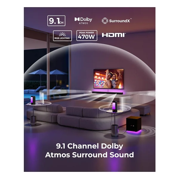 Ultimea Apollo U3820 S90 9.1 Kanal Soundbar - Görsel 3
