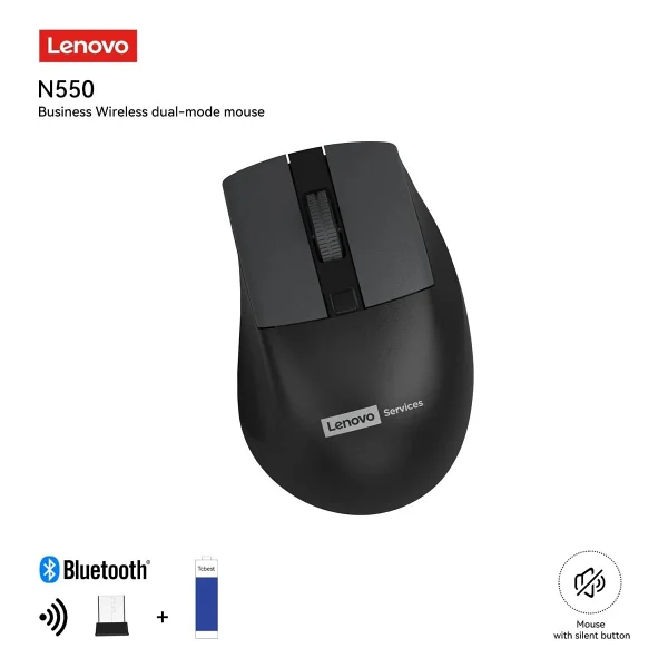 Lenovo N550 Optik Kablosuz Mouse - Görsel 6