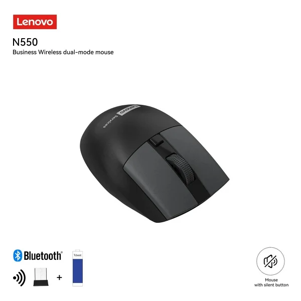 Lenovo N550 Optik Kablosuz Mouse - Görsel 2