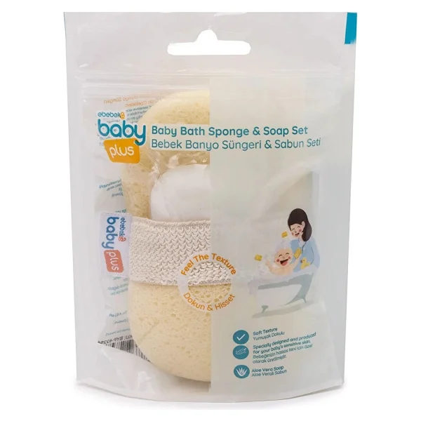 Baby Plus Banyo Sünger ve Sabun Seti - Renkli - Görsel 9