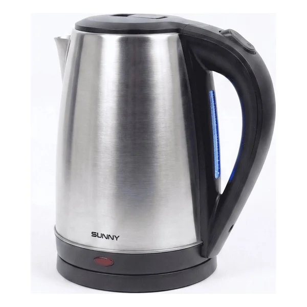 Sunny Flora SN5KTL40 Led Işıklı Çelik Kettle Su Isıtıcı 1.7 L Kapasite 1500W (Gri/Inox) - Görsel 2
