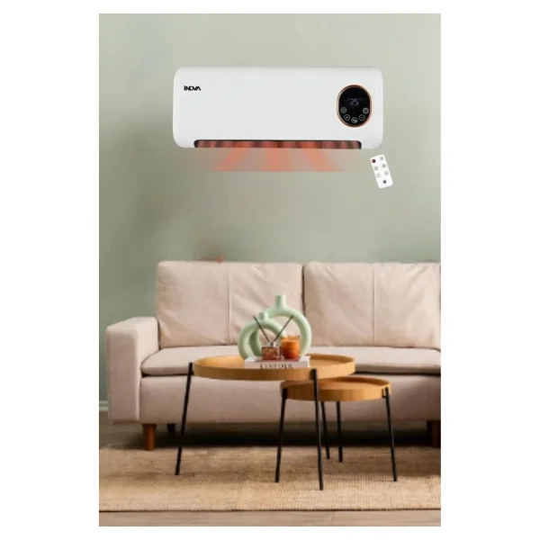 Inova Saturn 2000 W Uzaktan Kumandalı Duvar Tipi Isıtıcı - Görsel 3