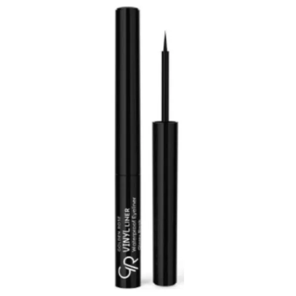 Golden Rose Vinyl Liner Waterproof Siyah Eyeliner - Görsel 7