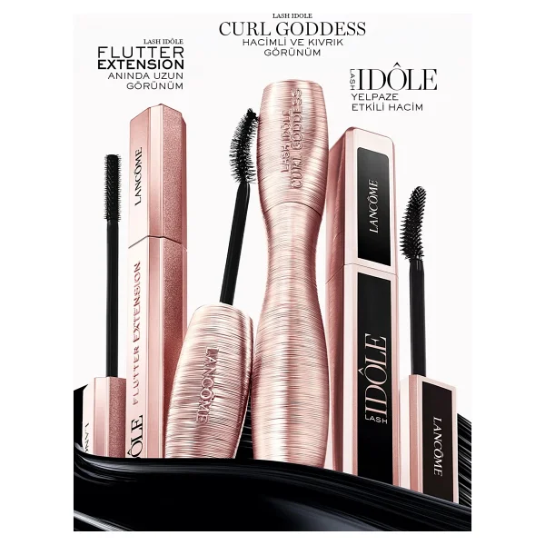 Lancome Lash Idole Curl Goddess Siyah Maskara - Görsel 5