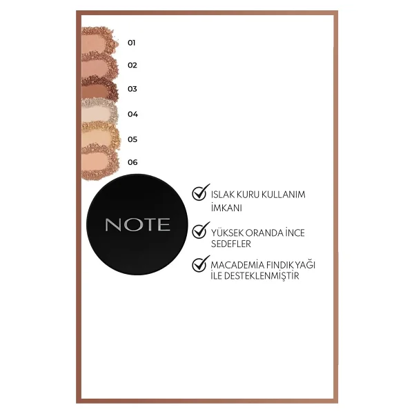 Note Baked Işıltılı Bitişli 03 Caramel Cake 10 gr Toz Pudra - Görsel 9