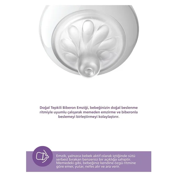 Philips Avent Cam Biberon Seti 2'li (240 ml + 120 ml) Doğal Emme Hissi ve Antikolik Özellikler - Görsel 6