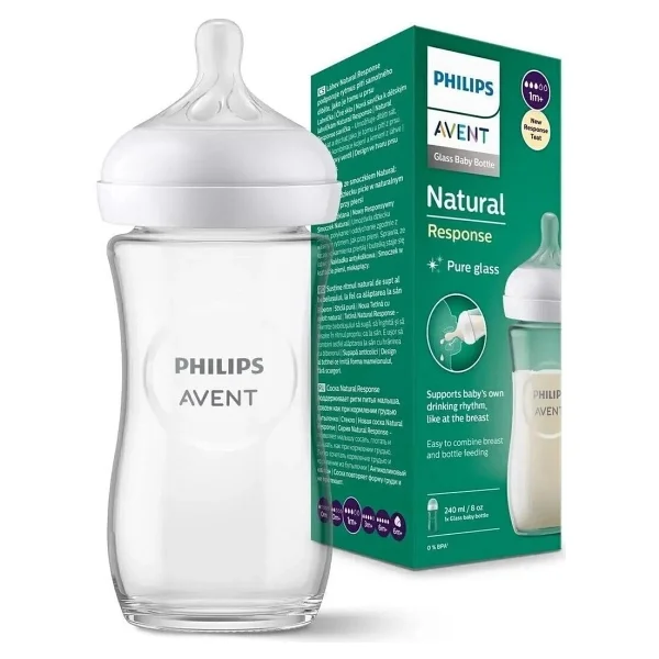Philips Avent Cam Biberon Seti 2'li (240 ml + 120 ml) Doğal Emme Hissi ve Antikolik Özellikler - Görsel 8