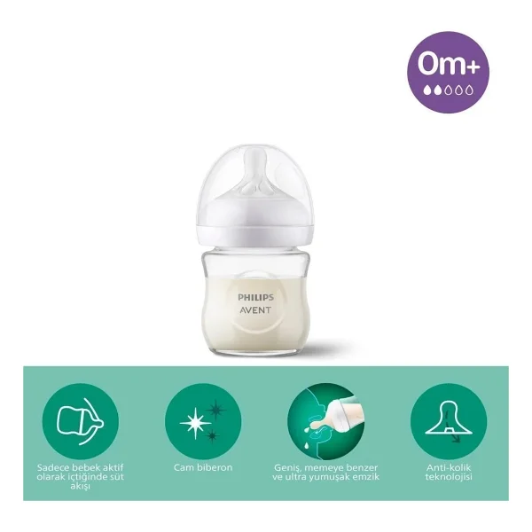Philips Avent Cam Biberon Seti 2'li (240 ml + 120 ml) Doğal Emme Hissi ve Antikolik Özellikler - Görsel 9