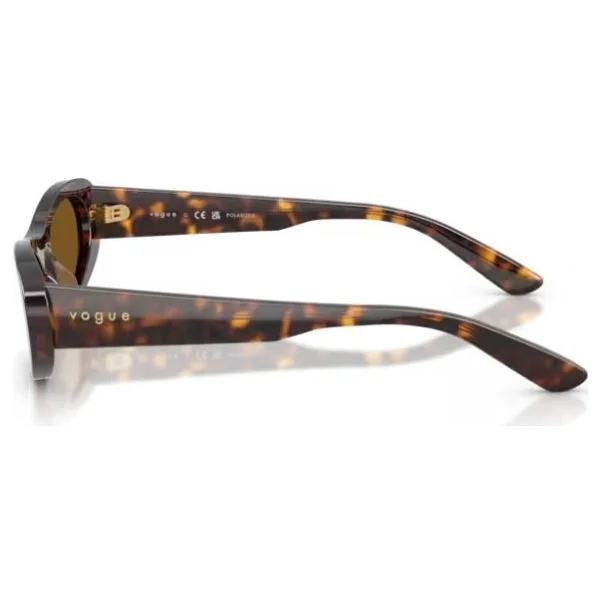 Vogue VO5695SU W65683 Dark Havana-Dark Brown Polarize Güneş Gözlüğü - Görsel 2
