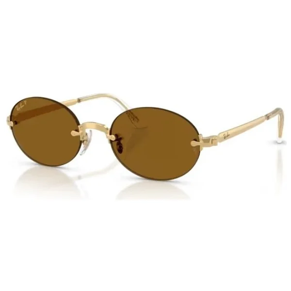 Ray-Ban Asap Rocky 3929 001/83 Arista Gold-Dark Brown Polarize Güneş Gözlüğü - Görsel 7